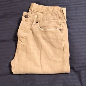 A&F Tan Skinny Fit Jeans 32x34